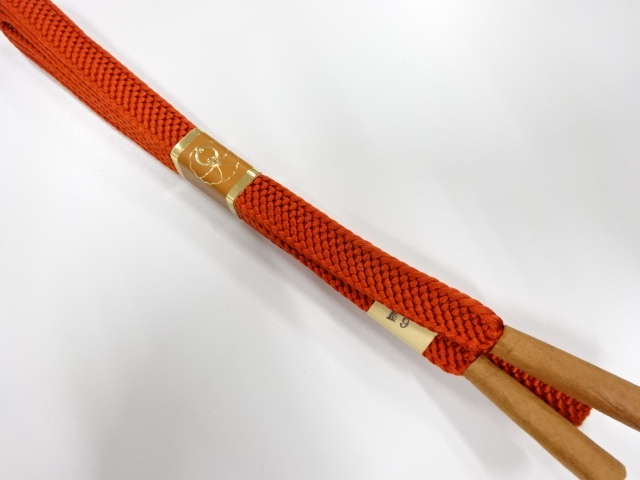 未使用品　正絹　手組帯締め